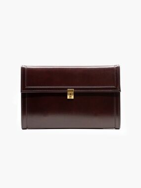 RENWICK Vintage Bergamo Leather Briefcase/Portfolio Made in Canada